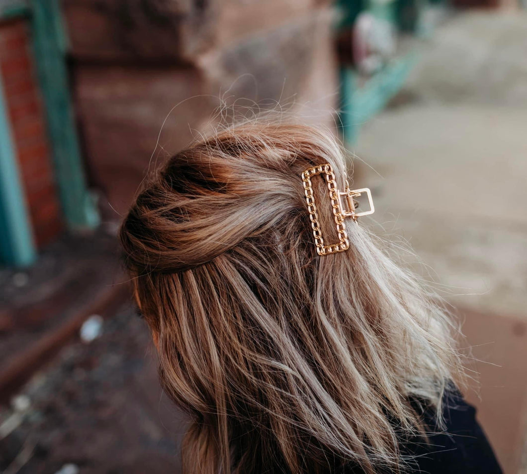 Gold Chain Hair Claw