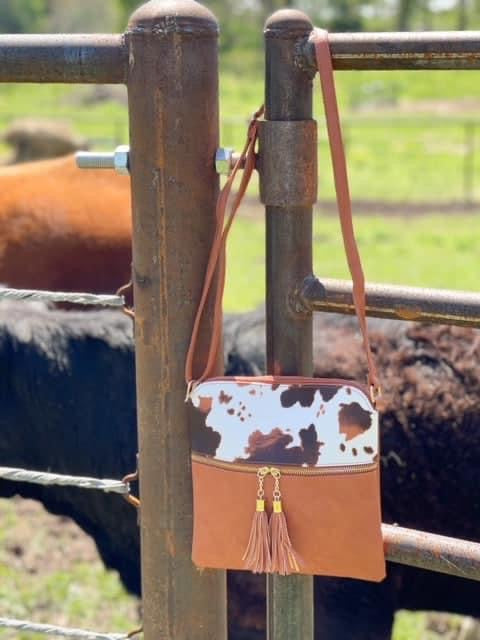 Cowprint Crossbody