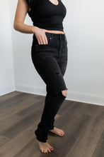 Load image into Gallery viewer, High-Rise Distressed Jeans
