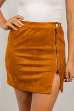 Load image into Gallery viewer, Falling For You Suede Skirt
